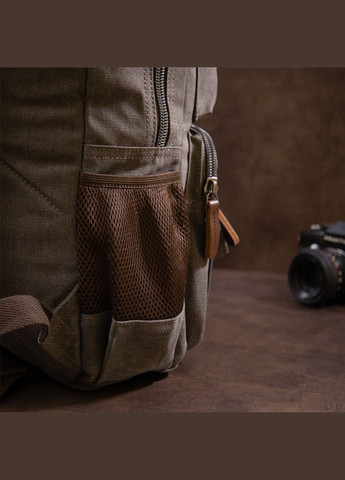 Рюкзак для ноутбука дорожній текстильний унісекс сірий 30х42х15 см 20618 Vintage (362417956)