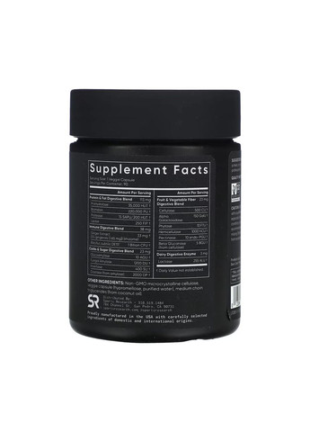 Ферменти для травлення та пробіотик Digestive Enzymes + Probiotic Sport Research, 90 капсул Sports Research (361118006)