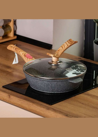 Сковорода універсальна алюмінієва 24 см зі знімною ручкою, MGC (328440951)