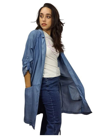 Темно-голубой женский блейзер Vero Moda -