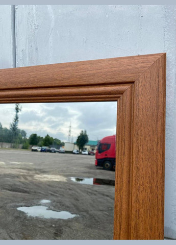 Зеркало настенное 170 х 90 см большое в полный рост ростовое в классической раме в цвете орех лесной напольное No Brand (333823290)