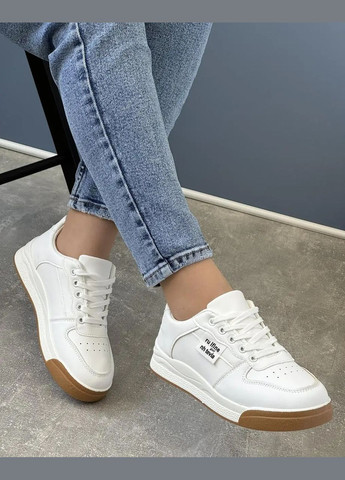 Білі кросівки жіночі, еко-шкіра, білі кеди жіночі, жіночі білі кеди Princess білі демісезони (317618313)