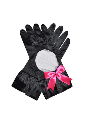 Жіночі рукавички з бантиками Honey Fashion Accessories XS/S/M чорний (7-17) No Brand (313286023)