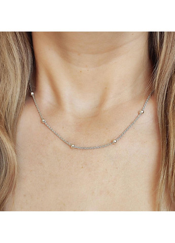 Серебряная цепочка 925 пробы с шариками 50 см No Brand (366882901)