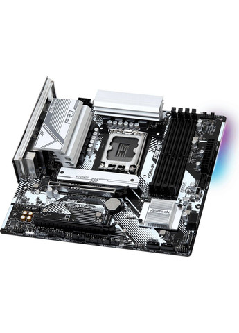 B760M PRO RS (1700/B760, 4*DDR5, 2xPCIex16, 4xSATAІІІ, 3xM.2, 2.5GLan, 7.1ch, mATX) ASRock (372616743)