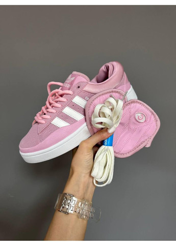 КРОСІВКИ ЖІНОЧІ ADIDAS CAMPUS X BAD BUNNY PINK АДІДАС КАМПУС No Brand рожеві демісезони (367169581)