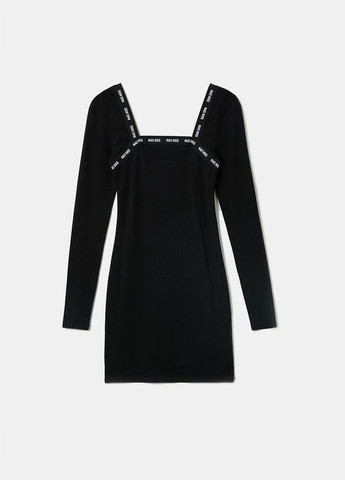 Черное платье Tally Weijl однотонное