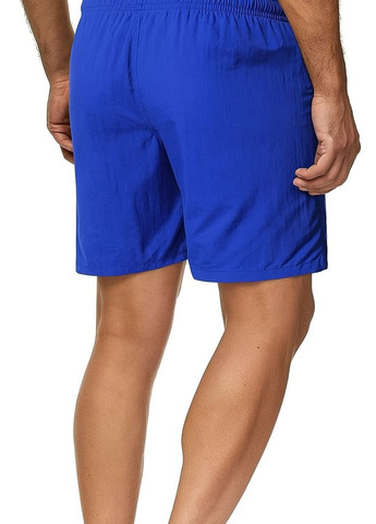 Мужские голубые пляжные летние мужские шорты на море, комфортные мужские пляжные короткие стильные для купания плавки-шорты No Brand