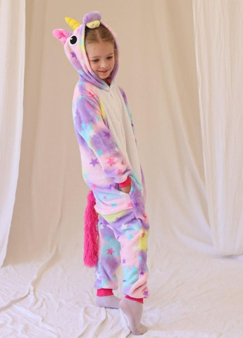 Дитяче кігурумі Єдиноріг з зірками плюш піжама райдужна My Kigu (365063640)