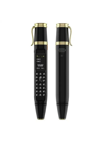 Мини мобильный телефон ручка AIEK BM111 2SIM Черный Home (288578992)
