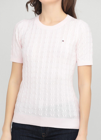 Розовая летняя футболка th1503w Tommy Hilfiger