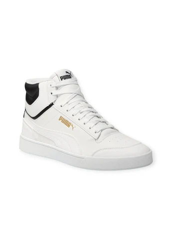 Белые всесезонные кроссовки shuffle mid Puma