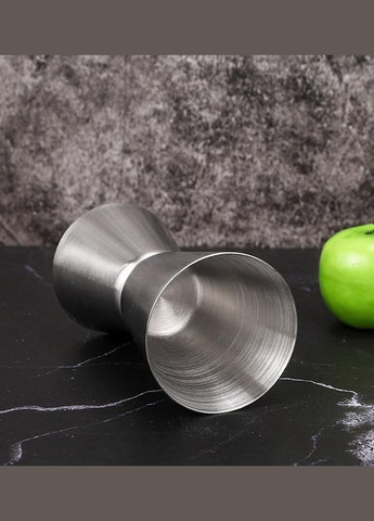 Джигер барний двосторонній мірна склянка 20/40 мл Сріблястий (C051204) Bar (342122437)