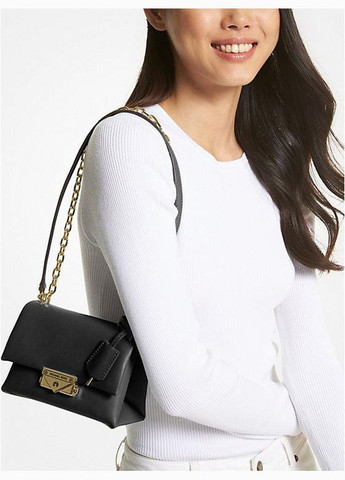 Сумка крос-боді жіноча Cece Small Shoulder чорна Michael Kors (327215133)