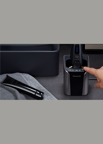 Бритва електр. сіткова, бритв.головок-5, Li-Ion, сух.+волог., тример, док-станція, чорно-синій Panasonic (314833212)