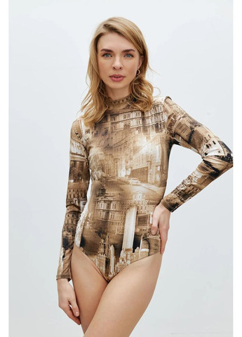 Боді Мегаполіс, колір Світло-коричневий Rica Mare (367831690)