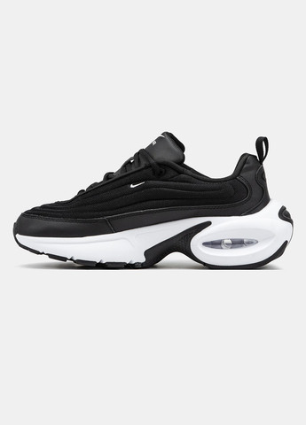 Черно-белые всесезонные кроссовки мужские nike air max portal black white | найк аир макс портал черно-белые No Brand
