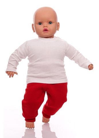 Красный зимний костюм с длинным рукавом для девочки с жилеткой флисовый magic красный 68 см (30744) BABYKROHA