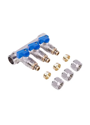 Оригинал! Коллектор Standart 3/4" 3 выхода SD231W3 Thermo Alliance (401222120)