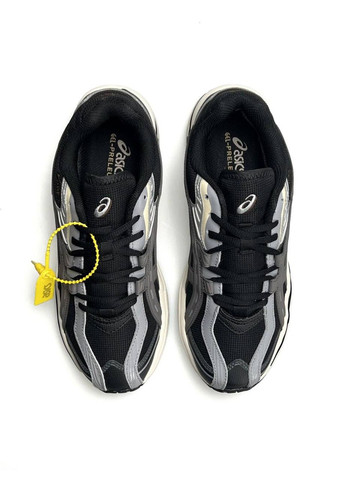 Черные демисезонные кроссовки мужские asics No Brand Gel-Preleus GTX Black Grey Silver