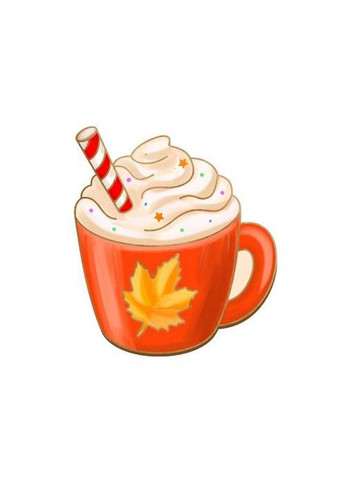 Заготовка броши для окрашивания "Латте из маршмеллоу" FDZB-096 No Brand (362568711)