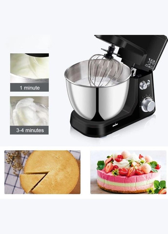Кухонний тістоміс з чашею ZP-064 планетарний міксер на 4 літри та 3 насадками 3200W - KS299 kod - 0451 Zepline (326798604)
