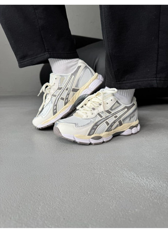 Сірі Осінні кросівки чоловічі asics gel-nyc 2055 beige grey асікс гель нюк 2025 No Brand