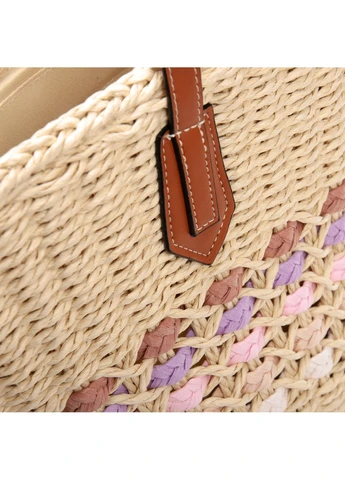 Сумка Плетена жіноча PODIUM 6150 beige pink Fashion (399694550)