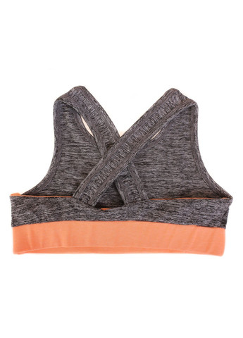 Майка Топ 7821 Меланжевий Антрацит І Персиковий Lovetti (316713360)