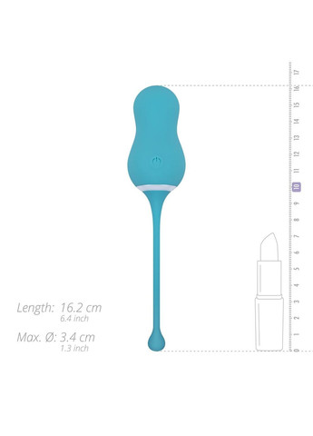 Виброяйцо Cala Azul – Elena Vibrating Egg With Remote Control, 10 режимов, пульт ДУ No Brand (303894018)