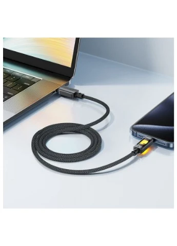 Кабель USB 2.0 Type-C M-M, 1.2 м 60W C21-03 Black Acefast (397094122)