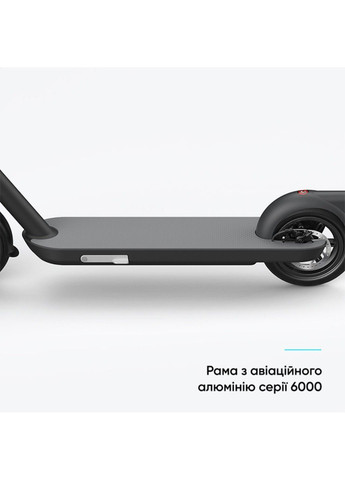 Електросамокат ES10-NEON Lite Black 9", 300(600)W, 7.8Ah, 30km, 25km\h, 20%, NFC, App,15kg OKAI (369456750)