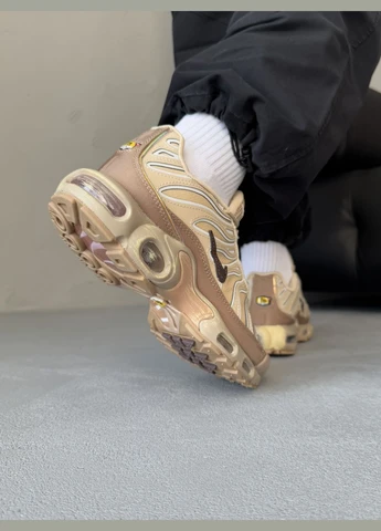 Бежеві Осінні кросівки чоловічі і жіночі nike air max plus 'sesame' | найк аір макс плюс бежеві No Brand