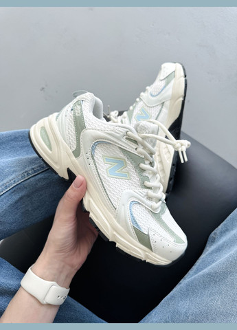 Кросівки жіночі New Balance 530 Beige Mint | Нью Беланс 530 бежеві No Brand бежеві демісезони (342059646)