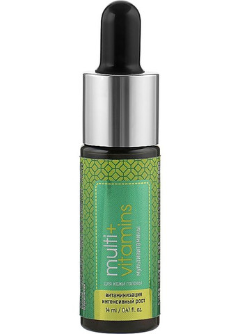 Сироватка "Мультивітамін для шкіри голови" Multi+ Vitamins 14ml (911872-100392) Pharma Group Laboratories (368654744)