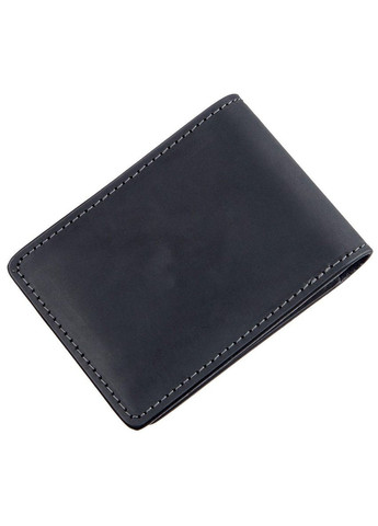 Стильний затискач для грошей вінтажний 11194 Чорний Grande Pelle (317276252)