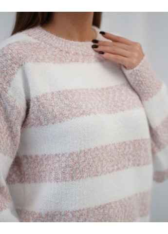 Персиковый зимний кашемировый джемпер в полоску джемпер Magnet