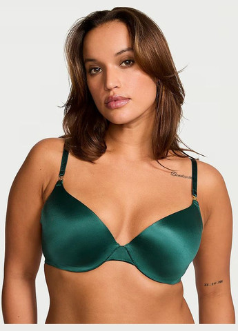 Зелений бюстгальтер з пуш-ап smooth push-up demi bra 34c(75c) Victoria's Secret