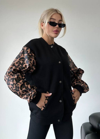 Бомбер у стилі оверсайз Allthings бейсбольний на кнопках (370079584)