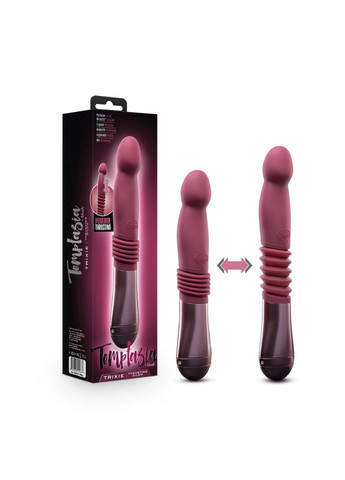 Пульсатор Temptasia by Trixie Thrusting Dildo Wine Red Blush (348517607)