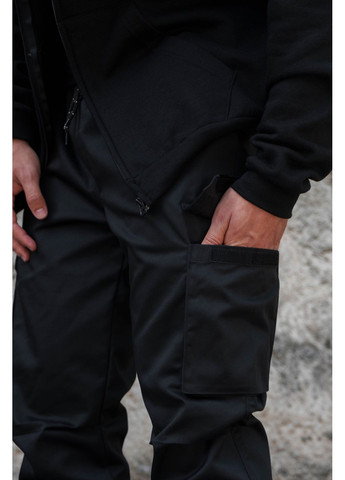 Черные кэжуал демисезонные карго брюки Without