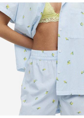 Белая всесезон шорты для сна H&M