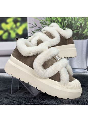 Жіночі зимові кросівки на липучках з натуральної замші на хутрі Hengji (365718532)