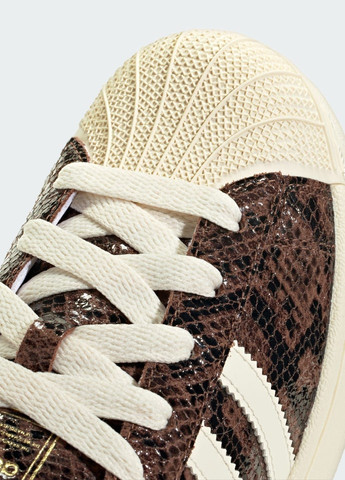 Кроссовки Superstar II adidas коричневые всесезоны (372461618)