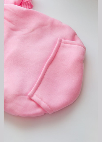 Толстовка з кишенею для котів Pet Style "Однотон" Рожева XS No Brand - (323234042)