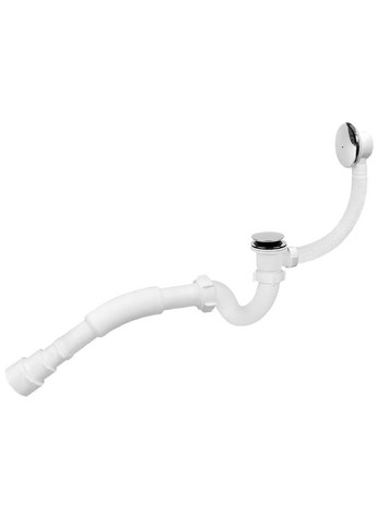 Сифон для ванны Click-Clack с гибкой трубой 32/40/50 (А-14089) Waterstal 064867 (371137194)