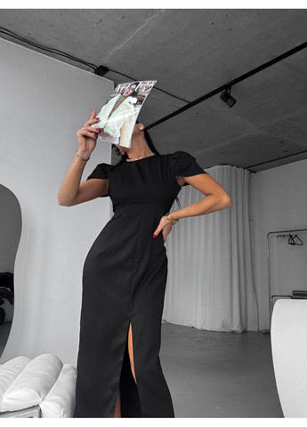 Чорна сукня, колір чорний Fashion