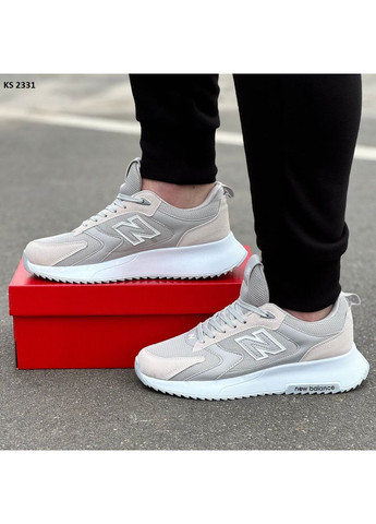 КРОССОВКИ ЖЕНСКИЕ NEW BALANCE LIGHT GRAY НЬЮ БЕЛАНС No Brand серые демисезоны (369390520)