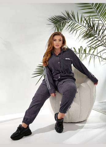 Женский прогулочный костюм графитового цвета New Trend (322827465)