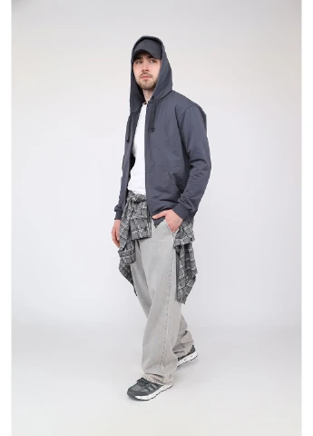 Джинси loose чоловічі колір блакитний TSB-00292372 Yuki (390468750)